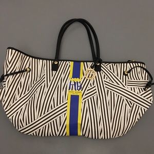 Henri Bendel classic canvas tote
